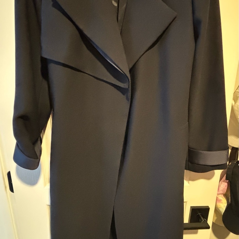 Reiss Navy Blue Trench Coat